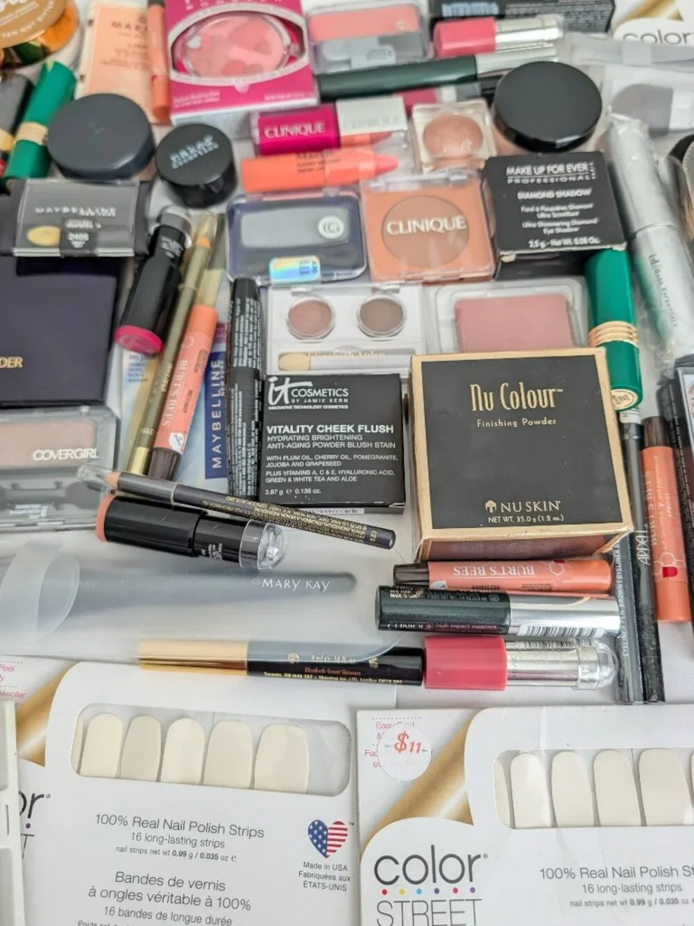 Mixed Beauty Makeup Cosmetics Lot Over 60 Pieces Assorted Brands ALL NEW